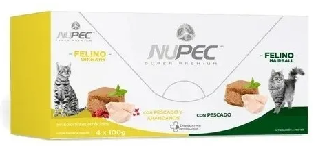 Nupec Felino Urinary & Hairball Paquete de 4