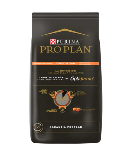 Purina Pro Plan perro adulto sensitive skin raza mediana y grande - Imagen 2